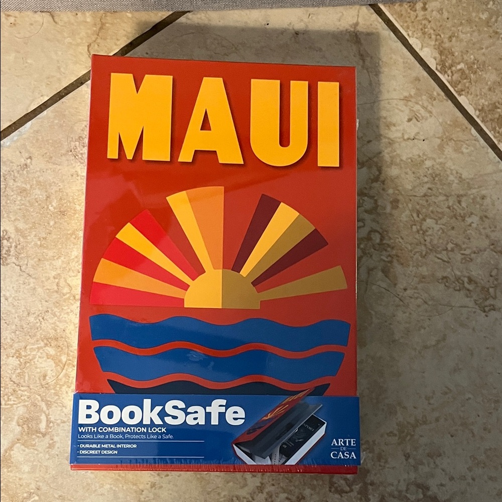 Maui BookSafe with Combination Lock Inside